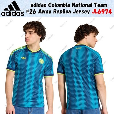 adidas Colombia National Team #26 Away Replica Jersey JL6974 Japan