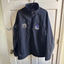 Maryland Black Bears Youngstown Phantoms Hockey Full Zip Black Jacket XL
