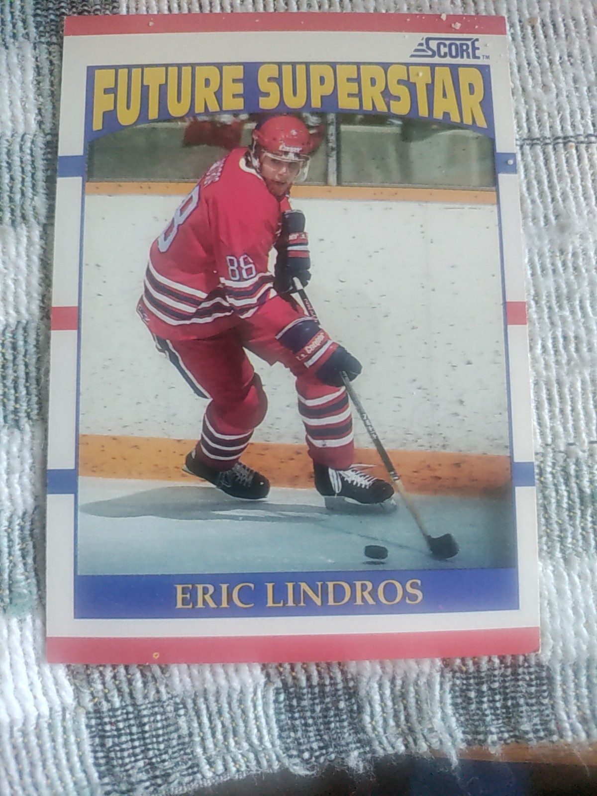 1990-91 Score - Future Superstar Eric Lindros #440 (RC)