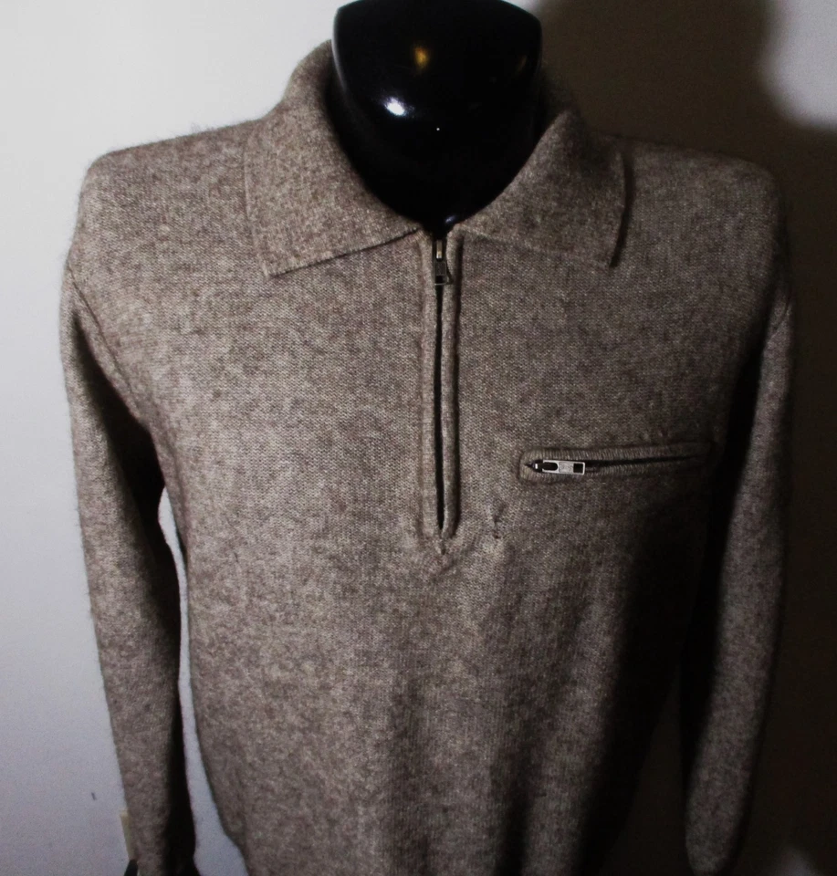 Suéter KIWI Clothing "Nueva Zelanda" Pussom Lana Merino 1/2 Cremallera Talla XL Foto 2 de 4