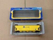 EXACTRAIL EVOLUTION HO-SPUR GEDECKTER SCHÜTTGUTWAGEN WAGEN ADM 3 BAY EVOLUTION SCHÖN!