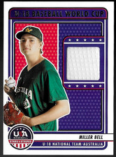 2023 Panini USA Stars & Stripes World Cup Jersey #U18-MB Miller Bell Relic RC