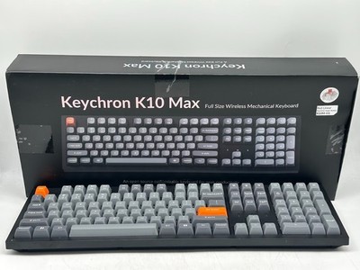 Keychron K10 Max Wireless Mechanical Keyboard - Black