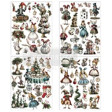 ReDesign Prima WHIMSICAL HOLIDAY DREAMS Furniture Transfer 8.5x11 for Craft Deco