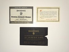 Browning A5 Auto 5 Operation Care Instruction Manual W Warranty Card Belgium
