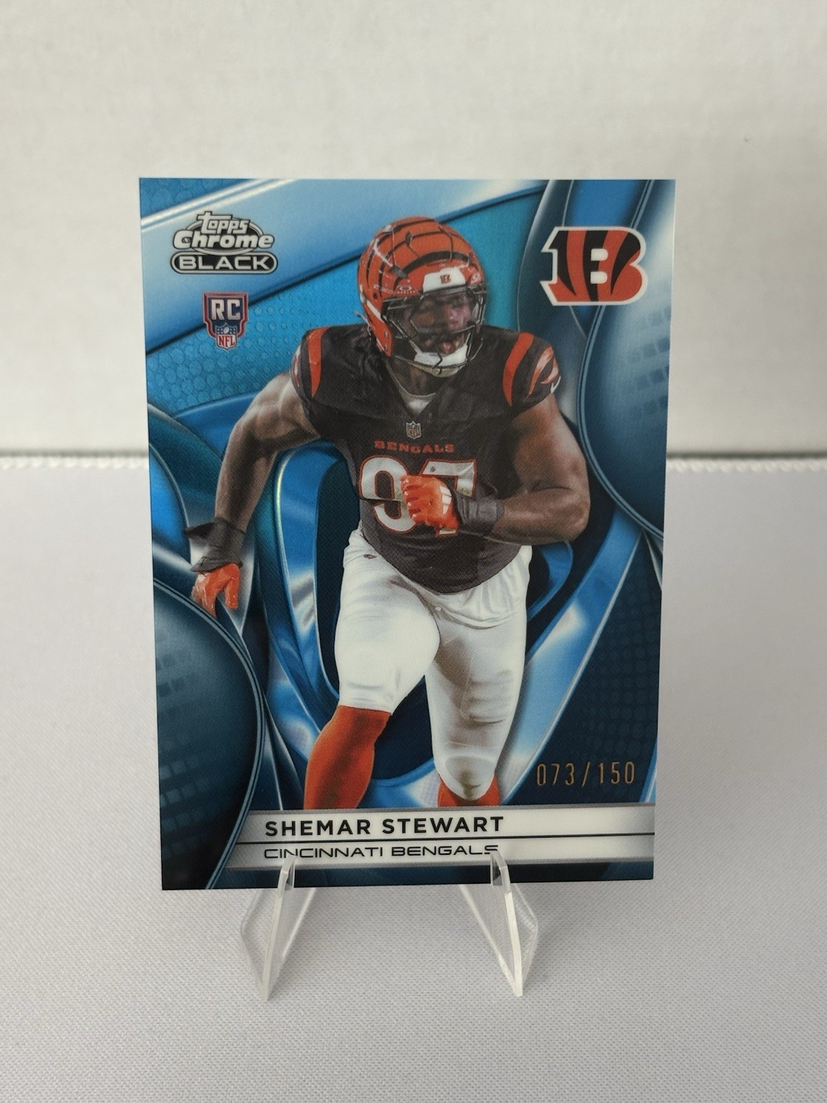 2025 Topps Chrome Black Shemar Stewart  RC /150 Cincinnati Bengals