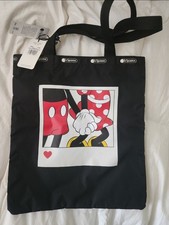 Lesportsac Disney Mickey  Minnie Promenade EMERALD TOTE Shoulder Bag 2339 G793