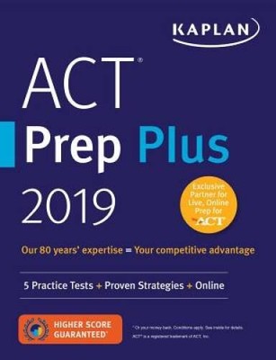 ACT Prep Plus 2019: 5 Practice Tests + Proven Strategies + Online (K - VERY GOOD