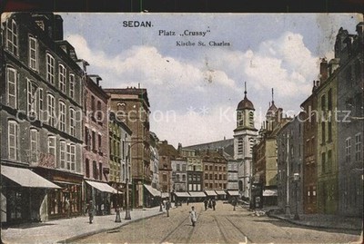 Sedan Ardennes Platz Crussy Kiche St Charles