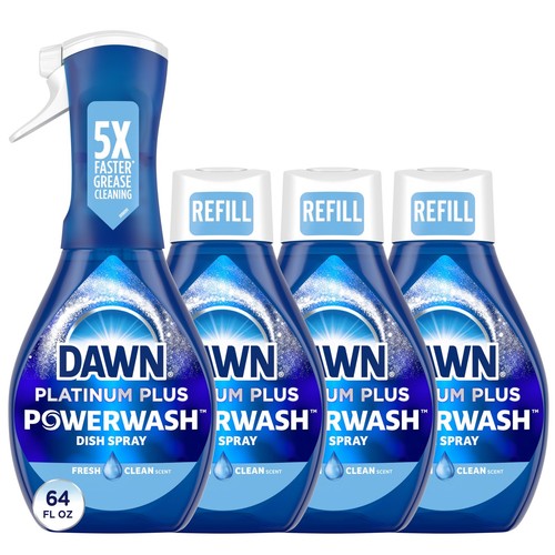 Platinum Powerwash Dish Spray, Dish Soap Liquid, Fresh Scent Bundle, 1 Spray ...