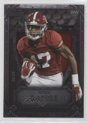 2021 MATTE Weekend Warriors Black - Red 20/25 Jaylen Waddle Rookie RC Shield xr1