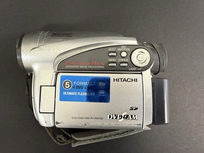 HITACHI DZ-GX5080A DVD CAM Video Camcorder With Battery Untested