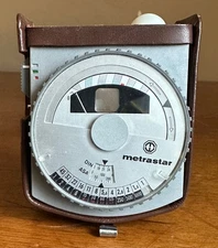 Metrastar Light Meter Metrawatt AG Nürnberg w/ Leather Case Made in Germany