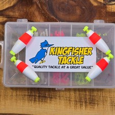 (117) Kingfisher Tackle Trout Stumpy Tail Kit 3/4" 1/80 oz Jig Heads & Bobbers