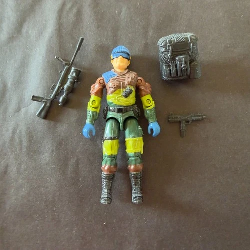 1989 HASBRO GI JOE LOW-LIGHT v2 SLAUGHTER'S MARAUDER FIGURE 100% COMPLETE MT-