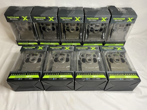 9 Tactacam Reveal X Gen 2.0 Cellular Trail Cameras Waterproof