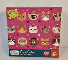 Chuckle & Roar Cool Cats Jigsaw Puzzle  100 Pieces
