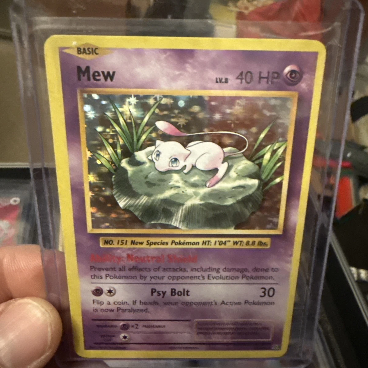 Pokémon Mew Pokémon TCG XY Individual Collectible Card Game Cards