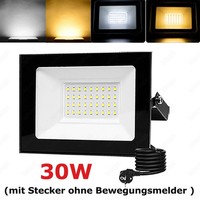 1-3X Led Baustrahler Stativ Fluter 10-100W AußEn Strahler Flutlicht Scheinwerfer