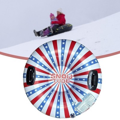 Aufblasbarer Snowtube, Schneeschlitten, Schneeschlitten, tragbarer Skischlauch,