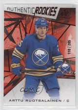 2021-22 SP Game Used Authentic Rookies Red Fragment /205 Arttu Ruotsalainen 12a0