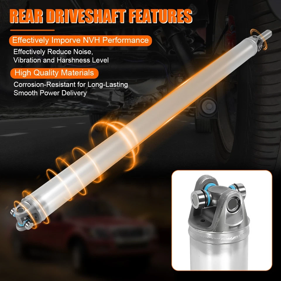 Genuine OEM Aluminum Rear Drive Shaft Assembly For 1989-1999 Chevrolet K1500 4WD Foto 2 de 4