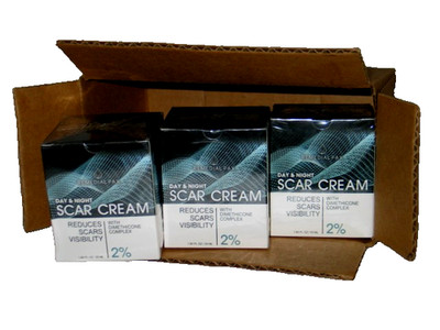 3 Pack Day/Night SCAR Cream Reduces Scar Visibility Post Acne EXP:8/26