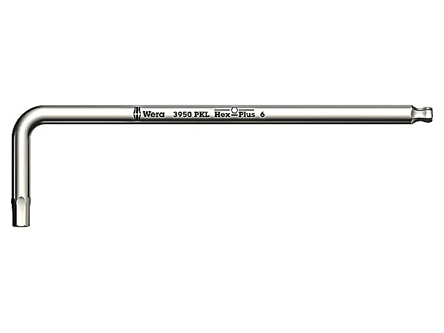 05022709001 Schlüssel Sechskant Hex-Plus,kugelförmig HEX 10mm Edelstahl WERA - Bild 1 von 1