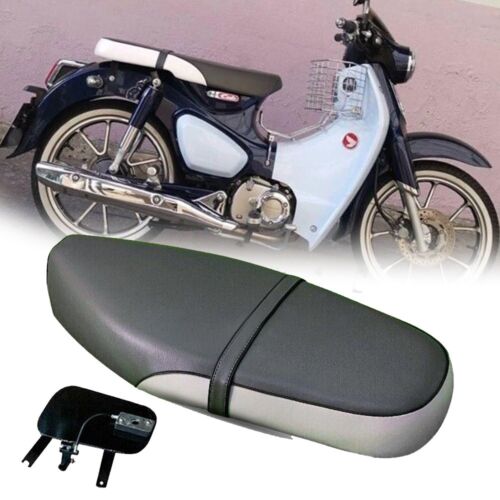 REPLACEMENT GRAY LONG DRIVER DOUBLE DUAL SEAT FOR HONDA SUPER CUB C125 2018-2024 - Picture 1 of 4