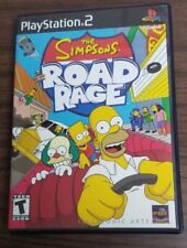 The Simpsons Road Rage - PlayStation 2 - Black Label PS2 With Manual Preowned