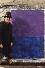 64”X44”￼ mark Rothko style, canvas ￼painting Acrylic,Abstract, Modern, X Large