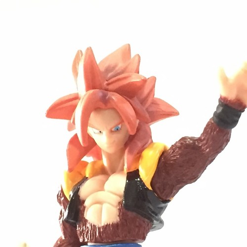 Japan Bandai Gogeta Super Saiyan 4 Dragon Ball Z Action Figure Gashapon Toy - Picture 3 of 7