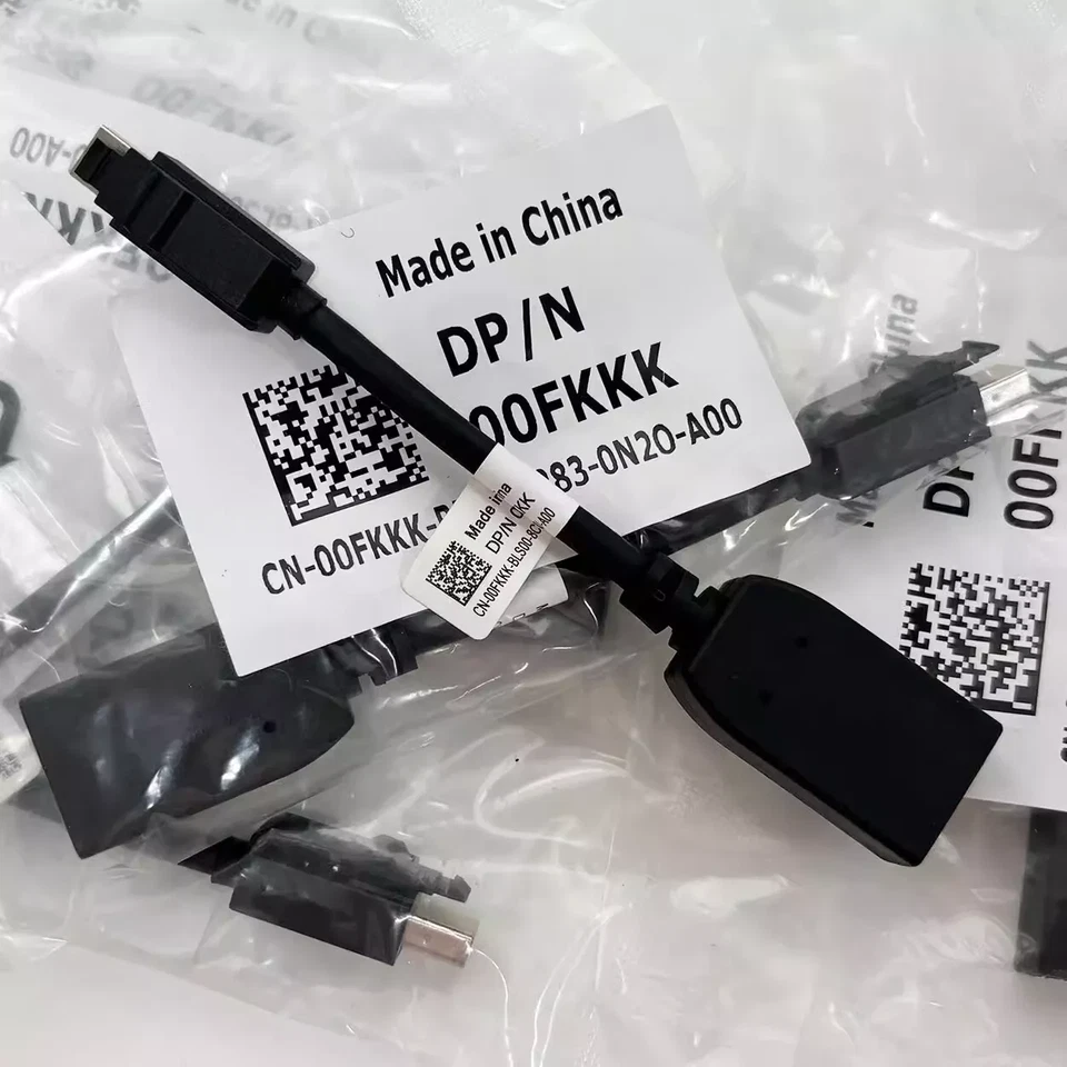 Lot New For Dell Mini DP to DP Display Port Adapter Cable 00FKKK 0FKKK - Image 2 of 4