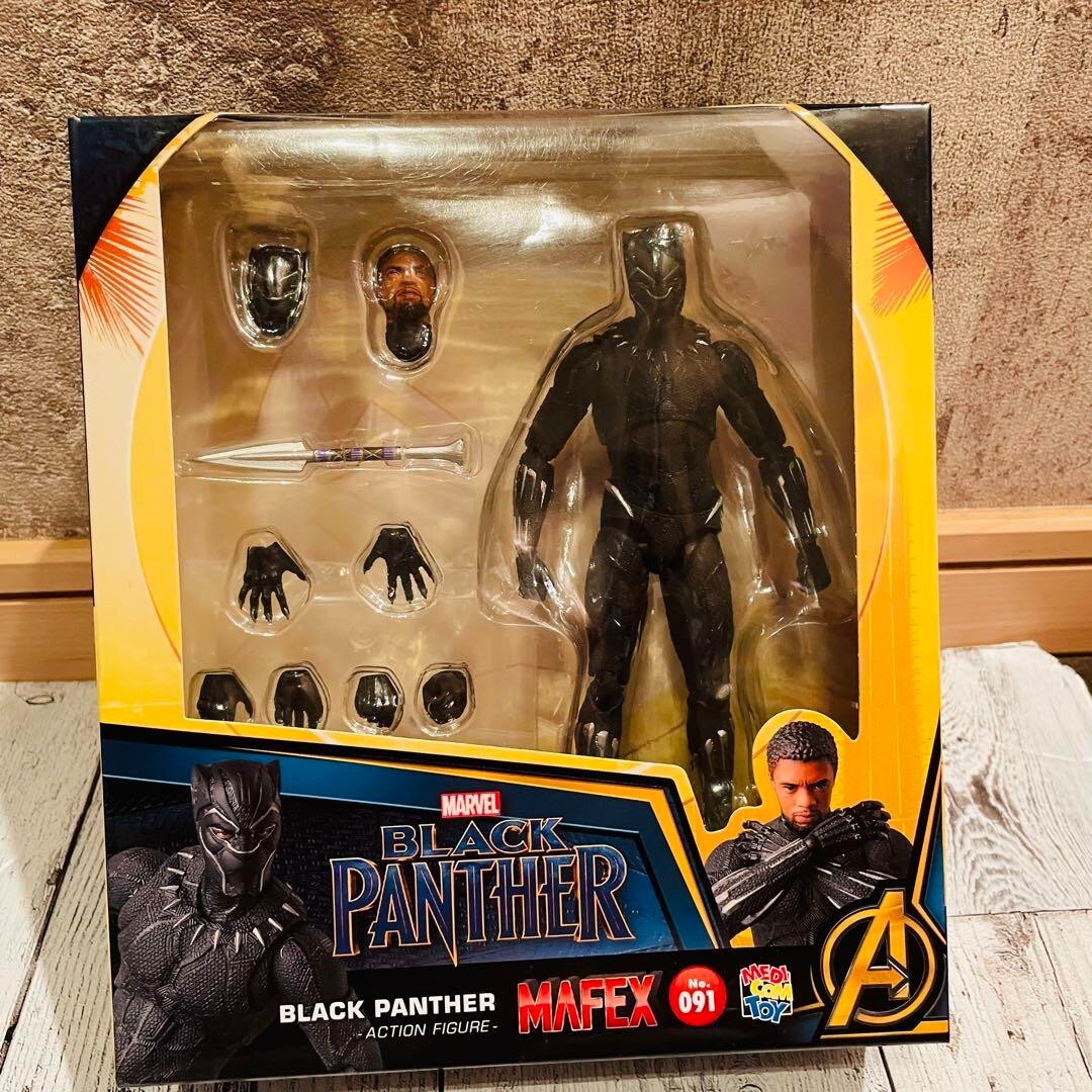 MAFEX No.091 Black Panther H160mm Action Figure Marvel 2018
