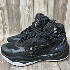 Puma Playmaker Pro Mid Courtside Youth Boys Size 5 Black Basketball Sneakers