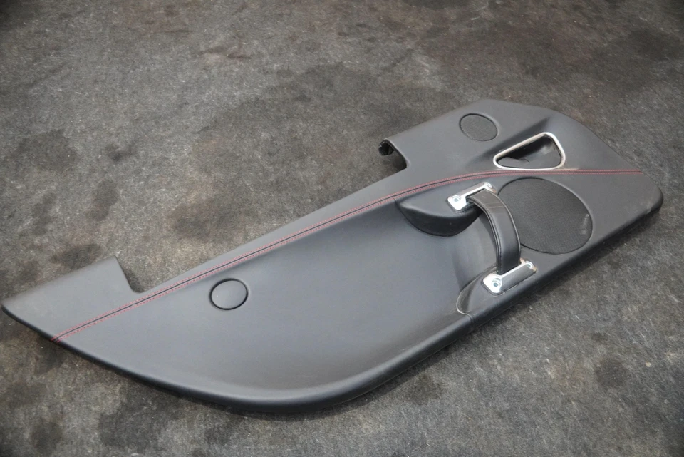 Front Left Driver Interior Door Trim Panel Cover Black OEM Alfa Romeo 4C 2015-20 - Image 2 of 4