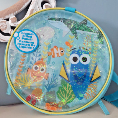 Disney Finding Dory Nemo Junior Backpack with water & glitter filled front panel
