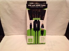 Sima SUO-1080P USB Multi Cable with HDMI - Black - HDMI USB Transfer Charge