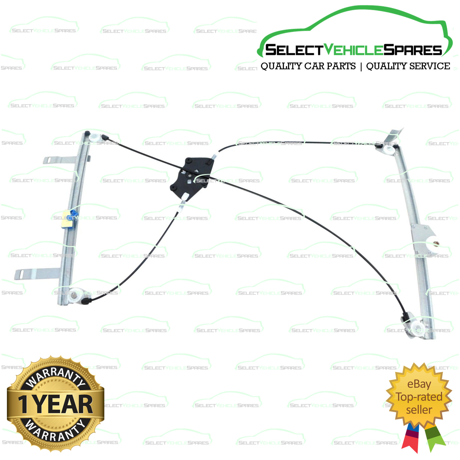 NEW PEUGEOT 307 CC (CABRIOLET) DRIVERS SIDE FRONT WINDOW REGULATOR 2003-2009