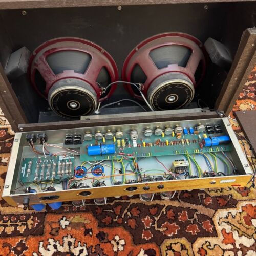 Amplificatore valvolare 100w Marshall Club & Country 4140 vintage 1978 combinato con coperchio - Foto 21 di 24