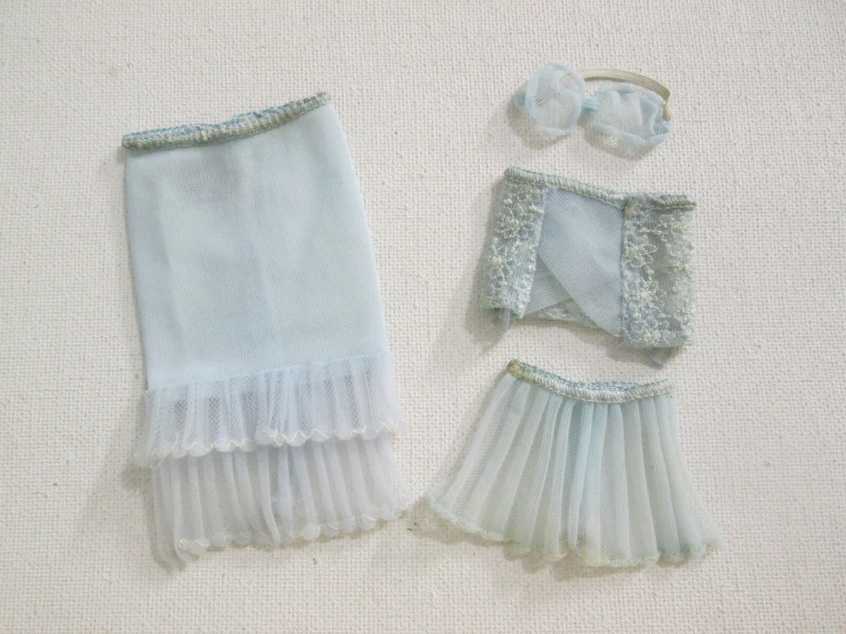 Vintage Barbie Undergarments #919 ~ Blue Lingerie Set | eBay