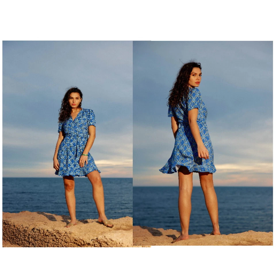 La Petite étoile - Bridgette  Robe courte portefeuille taille L Valeur 89 € - Photo 1/4