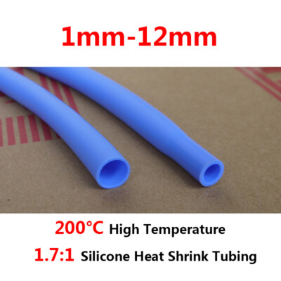 Non - Toxic Spiral Silicone Rubber Heat Shrink Tubing 4.8mm ID Transparent - Foto 3