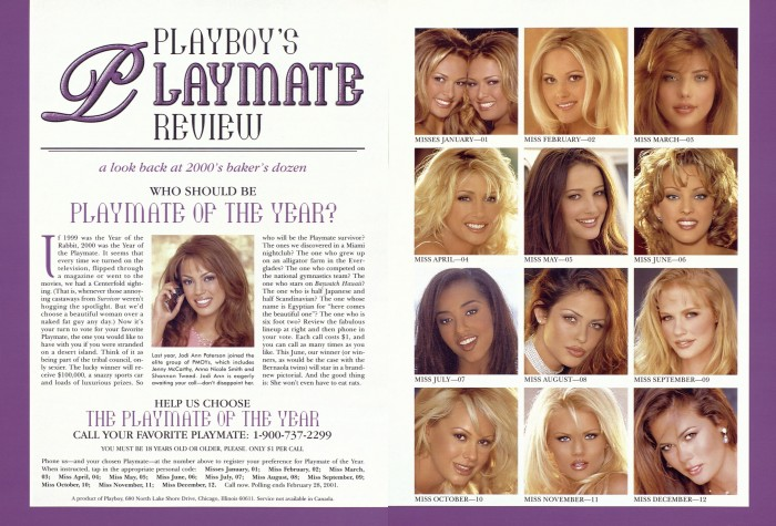 Playboy Magazine January 2001 • Playmate Irina Voronina • Gabrielle