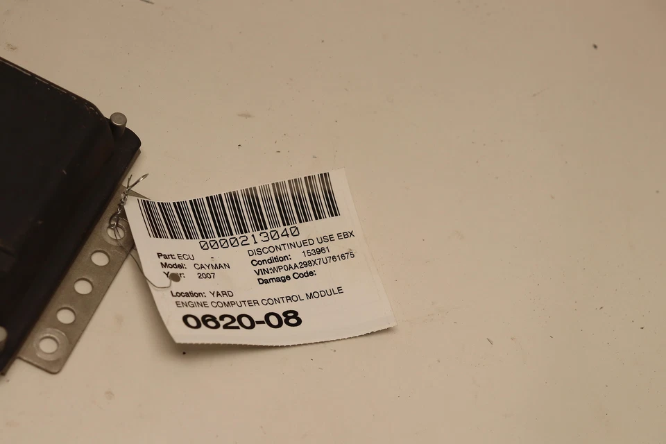 Porsche Cayman ECM 2007 ECU unidad de control del motor módulo de computadora OEM Foto 2 de 4