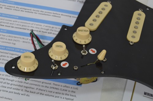 "95 Night Jar" Hot Rod Loaded Stratocaster Pickguard Limited Run - Picture 10 of 10