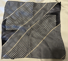 Unbranded Pocket Square Handkerchief Hand Rolled Hand Made 10  x10  100 Silk