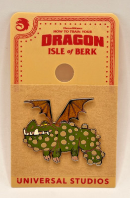 Epic Universe How To Train Your Dragon Isle Berk Meatlug Prim Enamel Shiny Pin