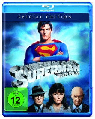 SUPERMAN: DER FILM - MARLON BRANDO,GENE HACKMAN,CHRISTOPHER REEVE   BLU-RAY NEU