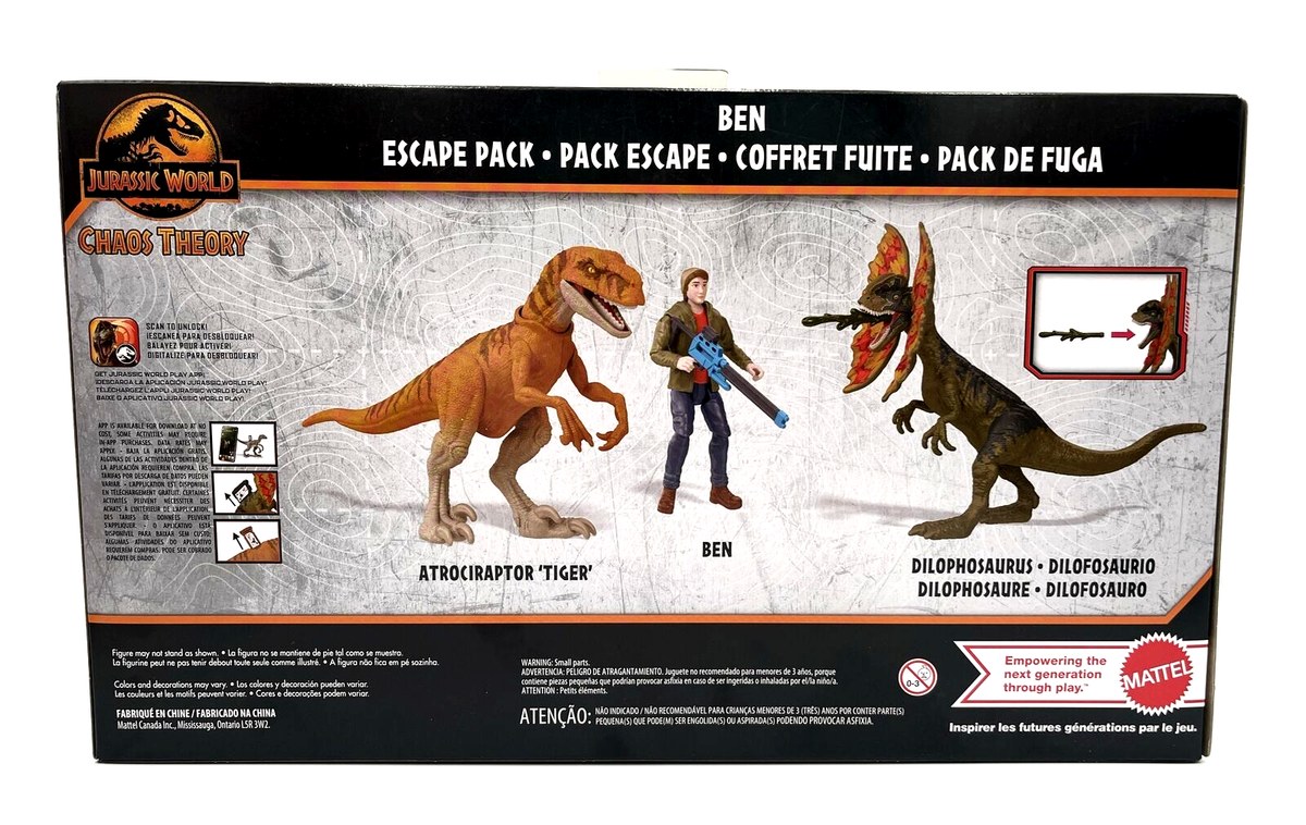 マテル ジュラシックワールド サバイバルミッション ベン エスケープパック マテル ジュラシックワールド サバイバルミッション ベン エスケープ
